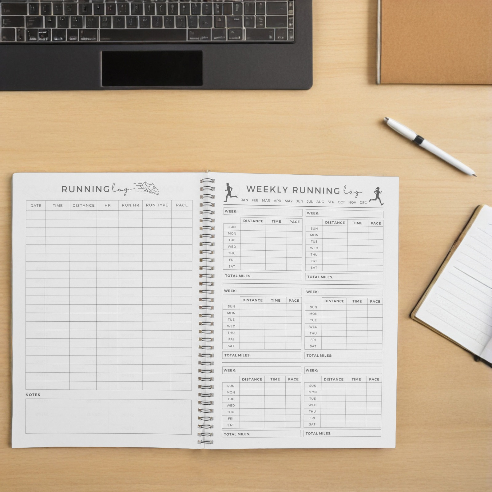 Nutrition Fitness Plan - Premium Fitness Planning Notebook with Goal