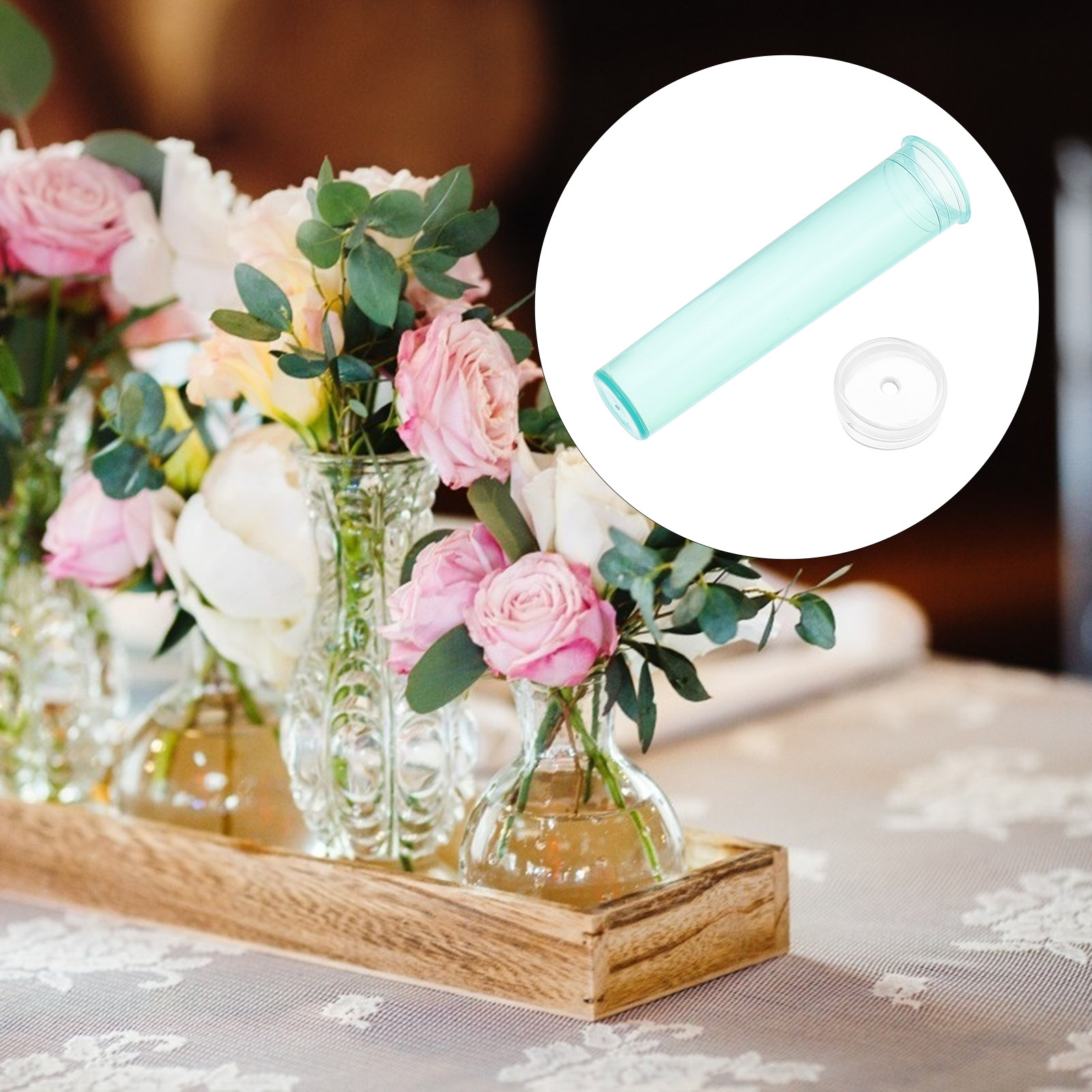 Nutrition & Fitness Hub Photos - 90Pcs Flower Fresh-Keeping Tubes Plastic Nutrition