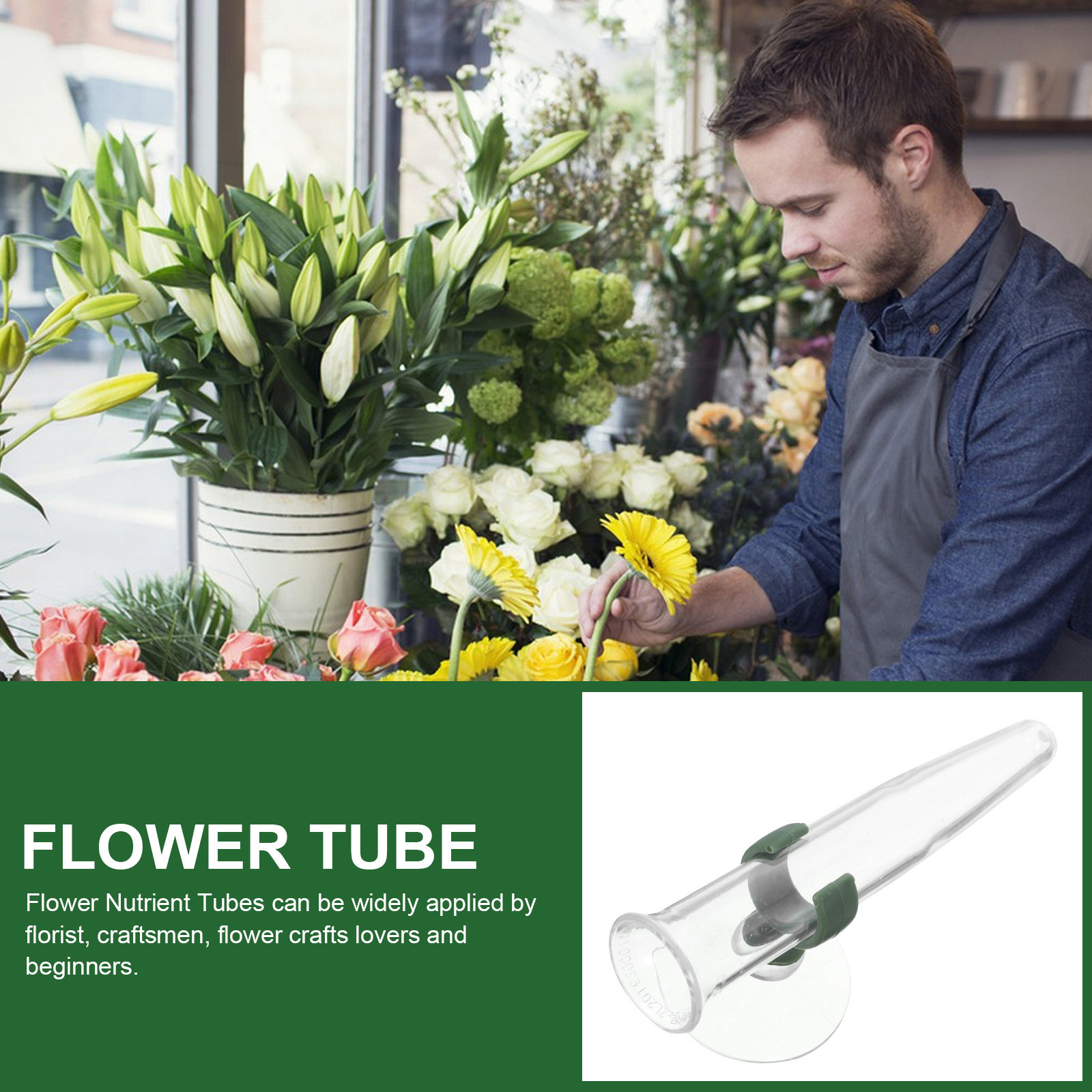 8Pcs Flower Nutrition Tubes wi - Nutrition & Fitness Hub Photos review and price