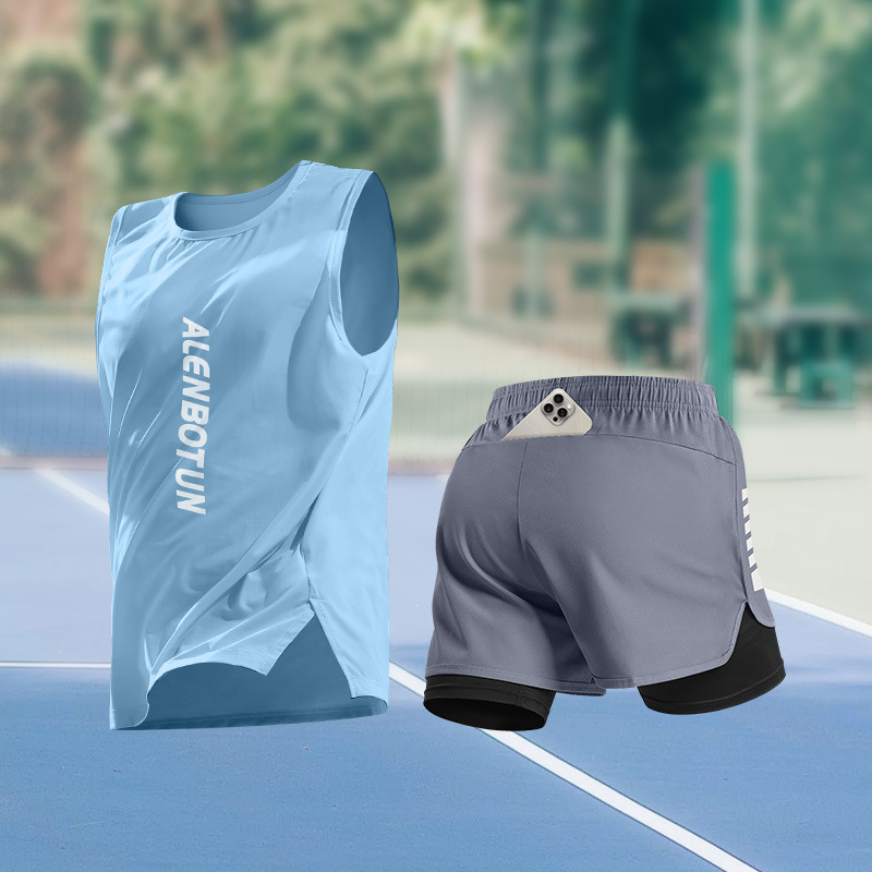 Men Running Sports Set Summer  - Fitness & Nutrition Lab Zapopan review and price
