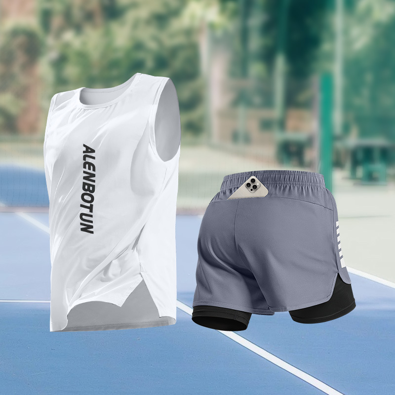 Men Running Sports Set Summer  - Fitness & Nutrition Lab Zapopan review and price