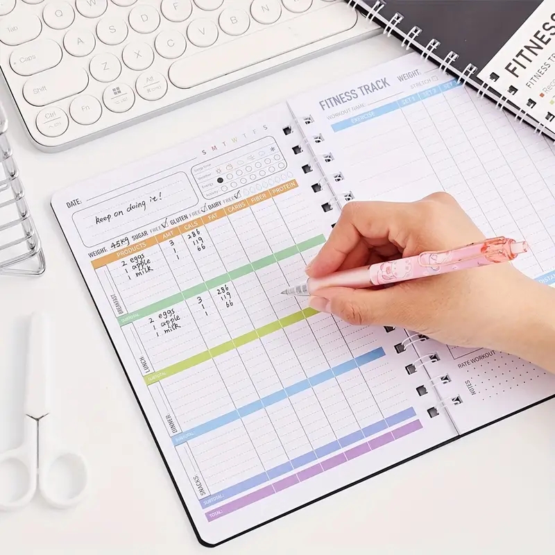 Fitness Journal Notebook Daily - Nutrition Fitness Plan review and price