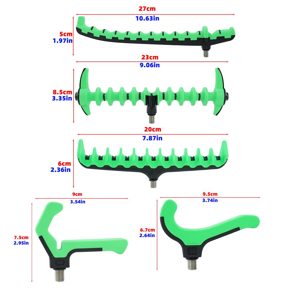 Hirisi 1pcs Feeder Rod Rest He - Head Racket Boom review and price